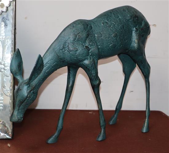 A pair of deer models tallest 57cm